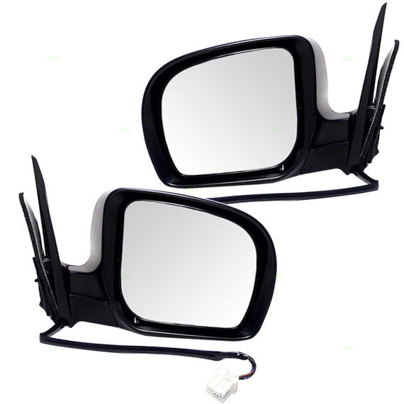 Brock Replacement Set Driver and Passenger Power Side View Mirrors Ready-to-Paint Compatible with 2011-2013 Forester 91029SC460 91029SC450