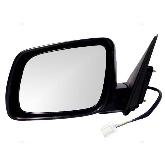 Brock Replacement Drivers Power Side View Mirror Ready-to-Paint Compatible with 08-14 Lancer 7632A093