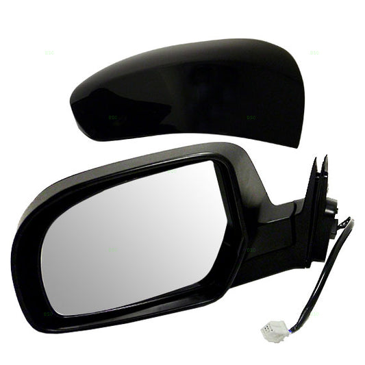 Brock Replacement Drivers Power Side View Mirror with Smooth & Textured Covers Compatible with 2011-2014 Legacy Outback 91036AJ13A