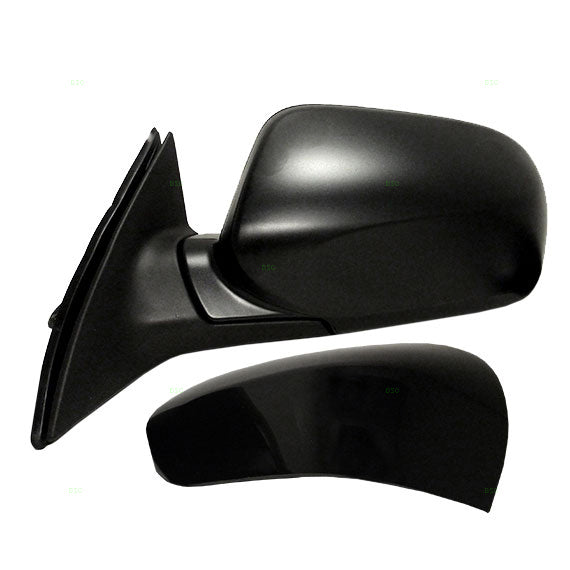 Brock Replacement Drivers Power Side View Mirror with Smooth & Textured Covers Compatible with 2011-2014 Legacy Outback 91036AJ13A