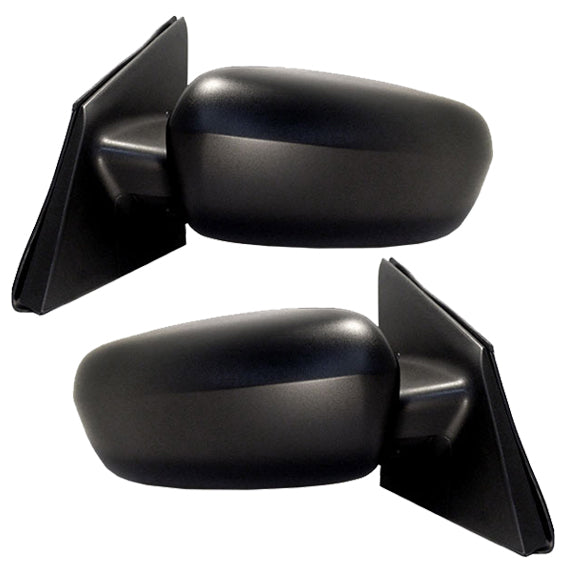 Brock Replacement Driver and Passenger Power Side View Mirrors Ready-to-Paint Compatible with 04-08 Galant MR599983XA MR599984XA