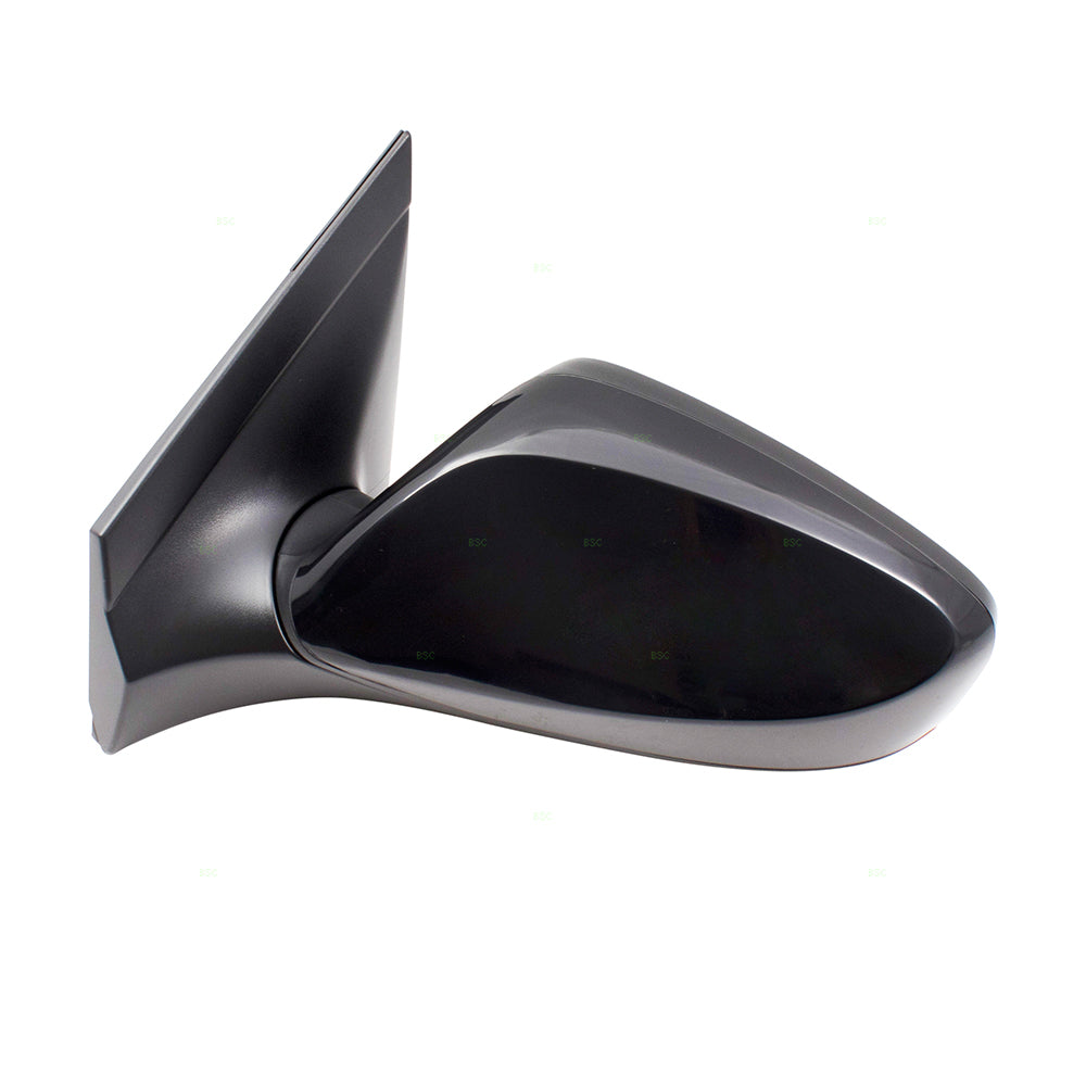 Brock Replacement Drivers Power Side View Mirror Heated w/ Blind Spot Glass Left Compatible with 14-17 Accent 876101R900