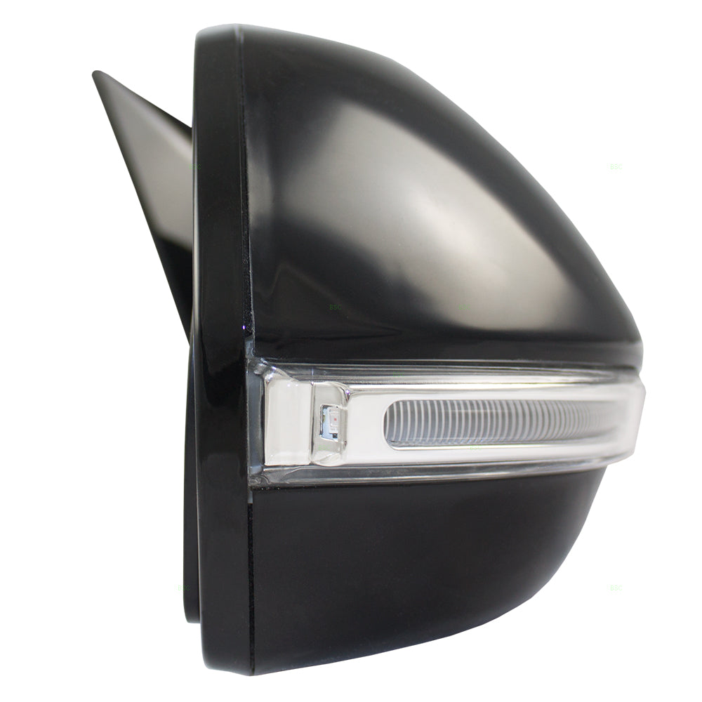 Brock Replacement Passengers Power Side View Mirror Heated w/ Signal Compatible with Santa Fe 87620-B8018 HY1321207