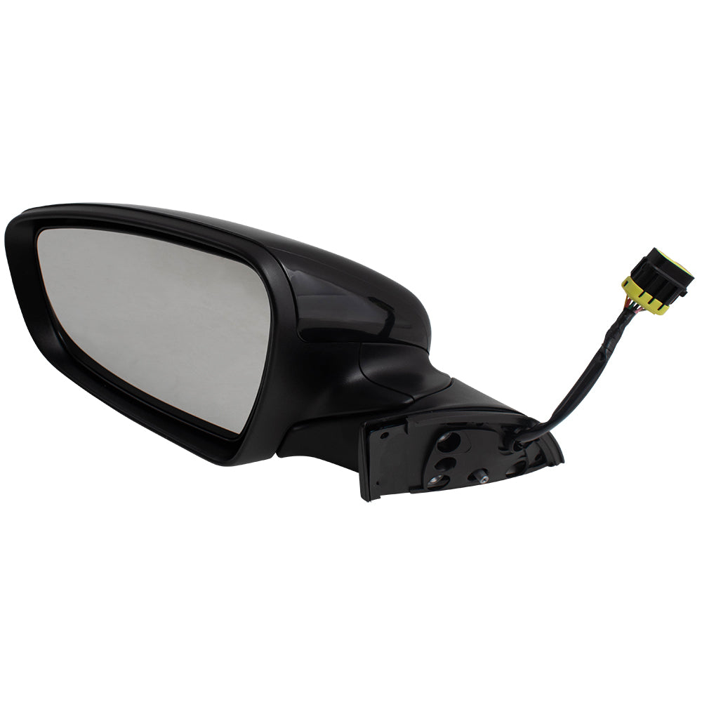 Brock Replacement Drivers Power Folding Side View Mirror Heated Signal Puddle Lamp Compatible with 2017 2018 Forte Forte5 87610 B0030 KI1320214 128-65397L