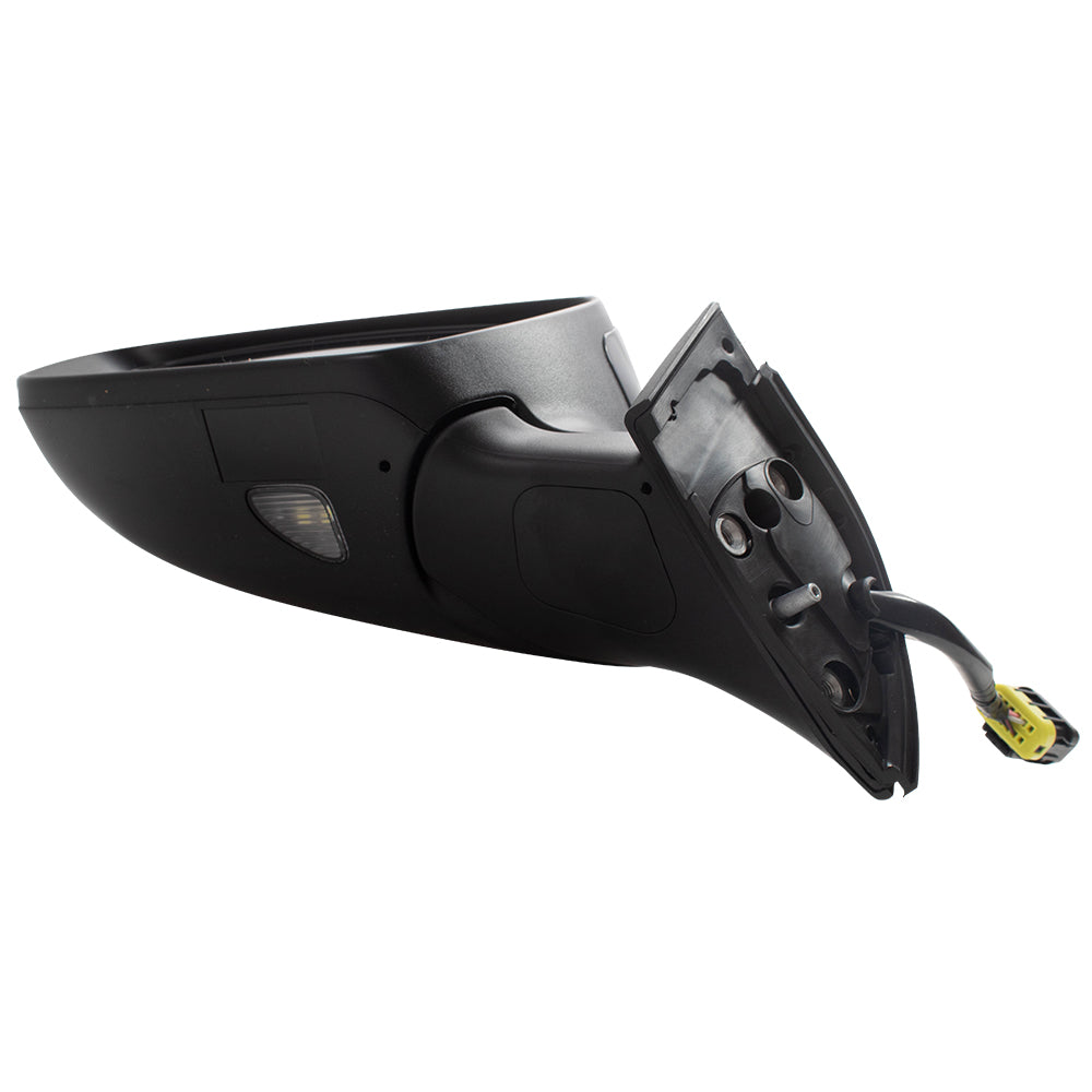Brock Replacement Drivers Power Folding Side View Mirror Heated Signal Puddle Lamp Compatible with 2017 2018 Forte Forte5 87610 B0030 KI1320214 128-65397L