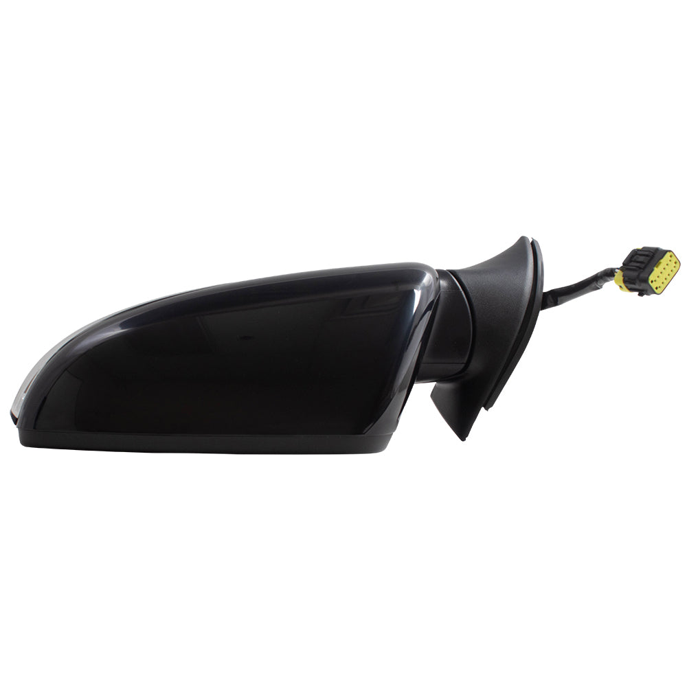 Brock Replacement Drivers Power Folding Side View Mirror Heated Signal Puddle Lamp Compatible with 2017 2018 Forte Forte5 87610 B0030 KI1320214 128-65397L