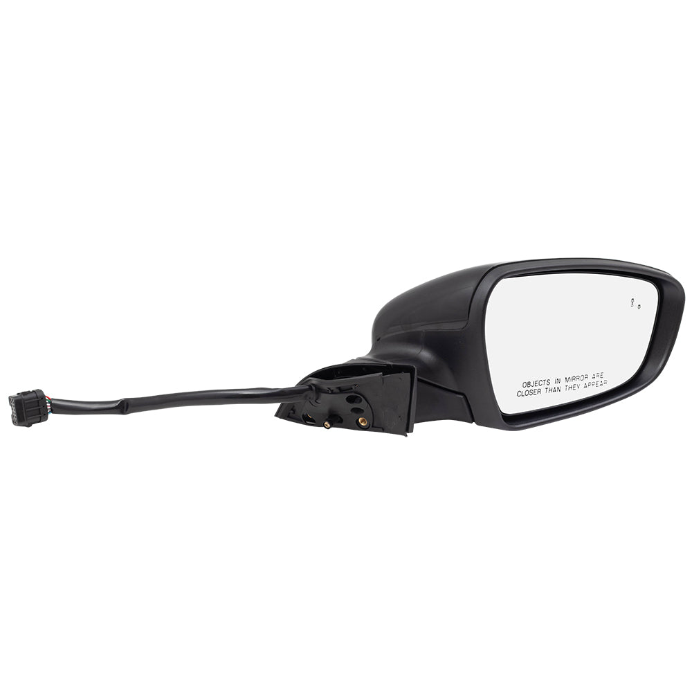 Brock Replacement Pair Side View Power Mirrors Compatible with 2017-2018 Forte Forte5 Power Folding Set Heated Signal Puddle Lamp Blind Spot Detection 87610B0040 87610B0040