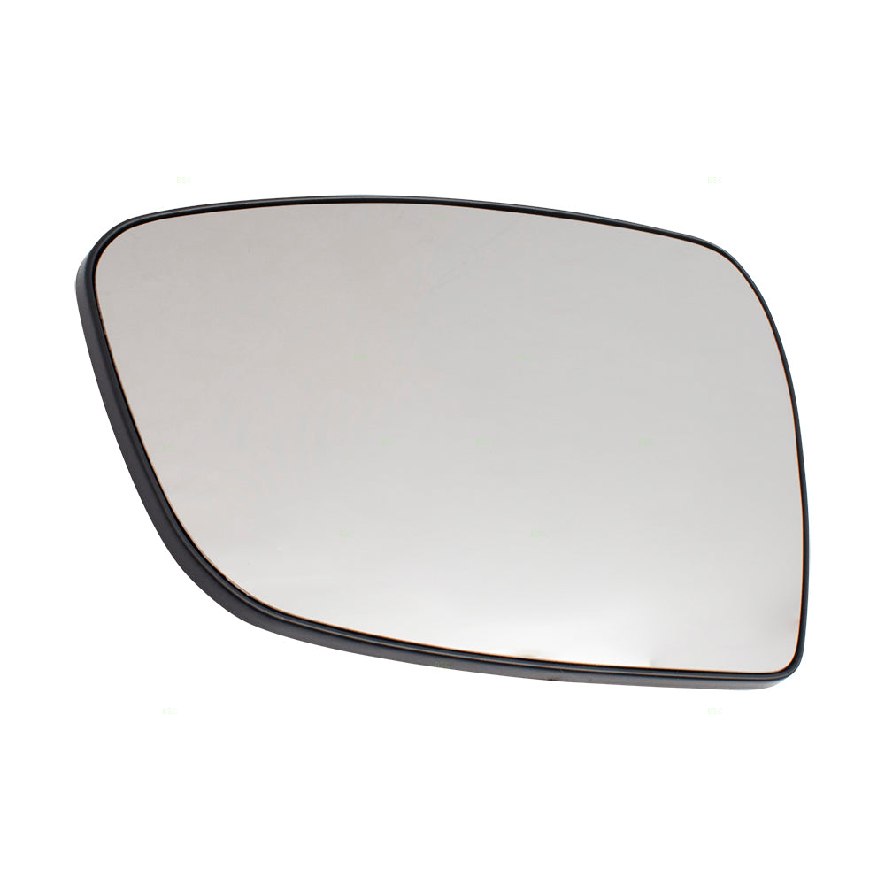 Brock Replacement Drivers Side View Mirror Glass w/ Base Heated compatible with 14-18 Forte Sedan & Forte5 87611A7050