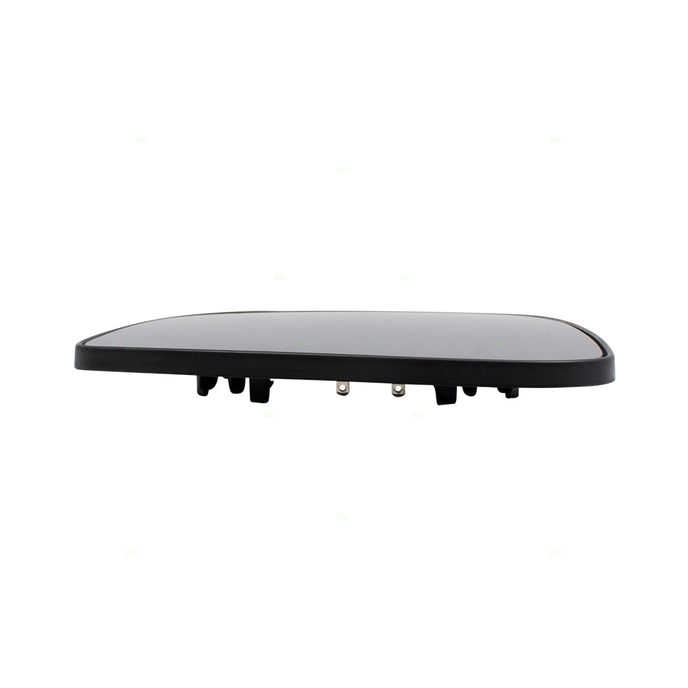 Brock Replacement Drivers Side View Mirror Glass w/ Base Heated compatible with 14-18 Forte Sedan & Forte5 87611A7050
