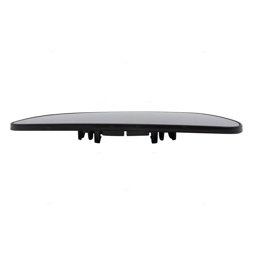 Brock Replacement Passengers Side View Mirror Glass w/ Base Heated compatible with 14-18 Forte Sedan & Forte5 87621A7040