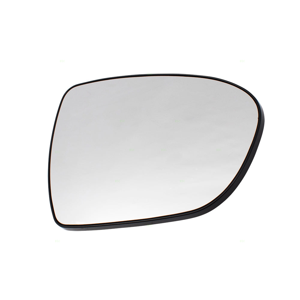 Brock Replacement Passengers Side View Mirror Glass & Base Heated compatible with Optima 876212T110