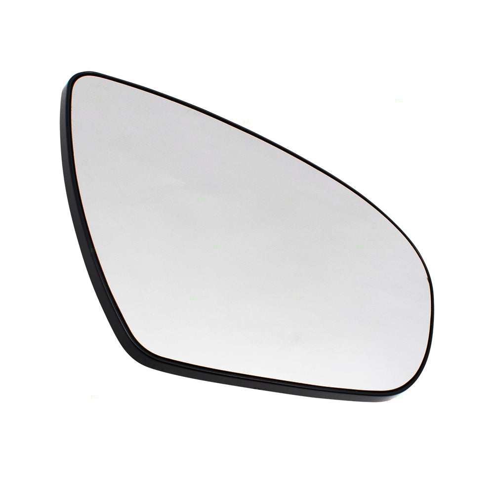 Brock Replacement Passengers Side View Mirror Glass & Base Heated compatible with Optima 876212T110