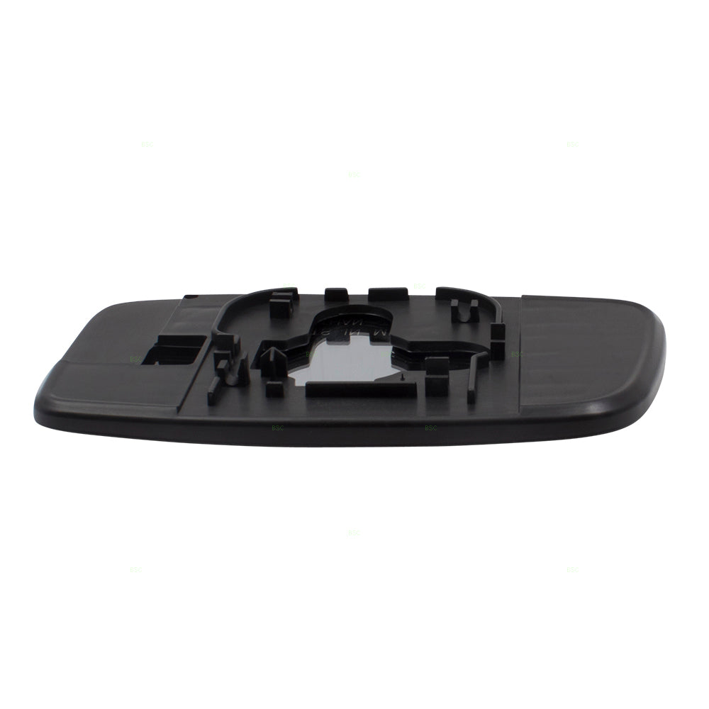 Brock Replacement for Passengers Side View Mirror Glass & Base Compatible with 02-07 Lancer MR574588