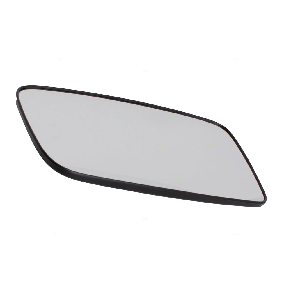Brock Replacement for Passengers Side View Mirror Glass & Base Compatible with 02-07 Lancer MR574588