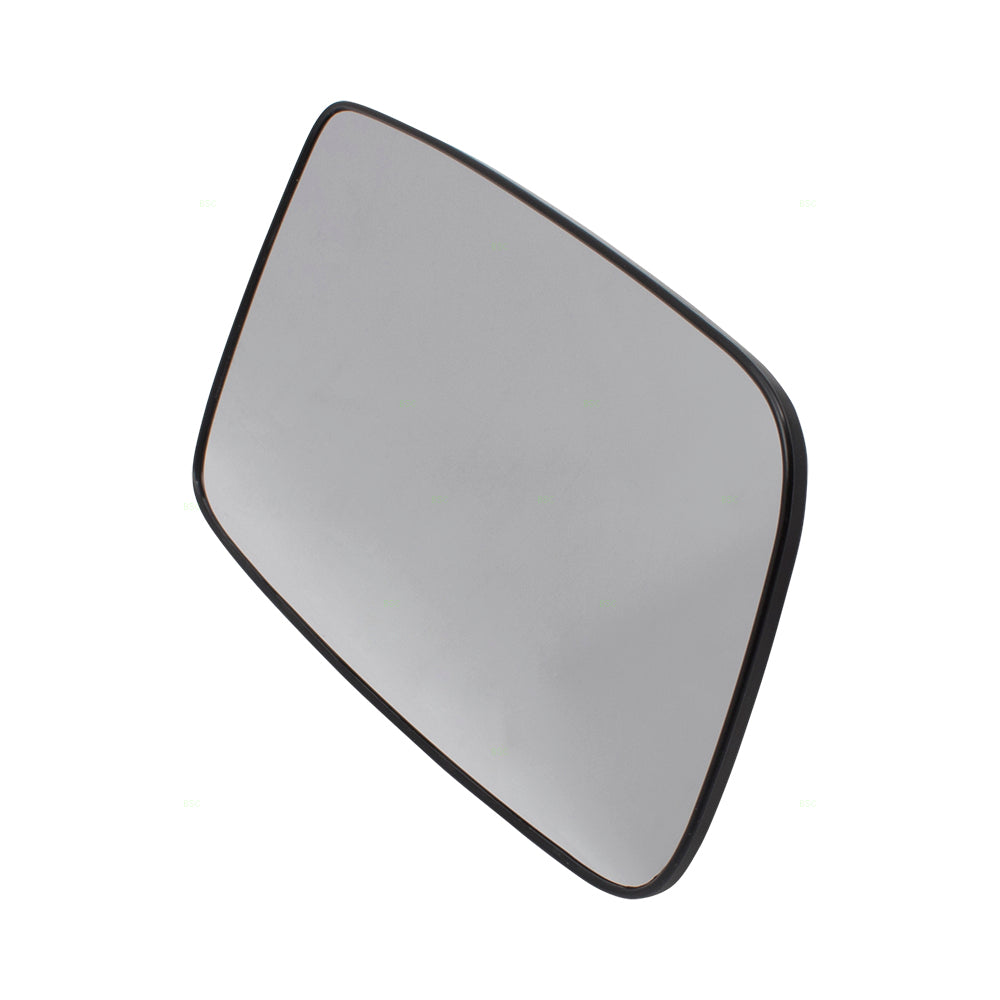 Brock Replacement for Passengers Side View Mirror Glass & Base Compatible with 02-07 Lancer MR574588