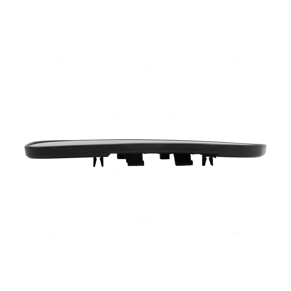 Brock Replacement for Drivers Side View Mirror Glass & Base Compatible with 08-14 Lancer 7632A635
