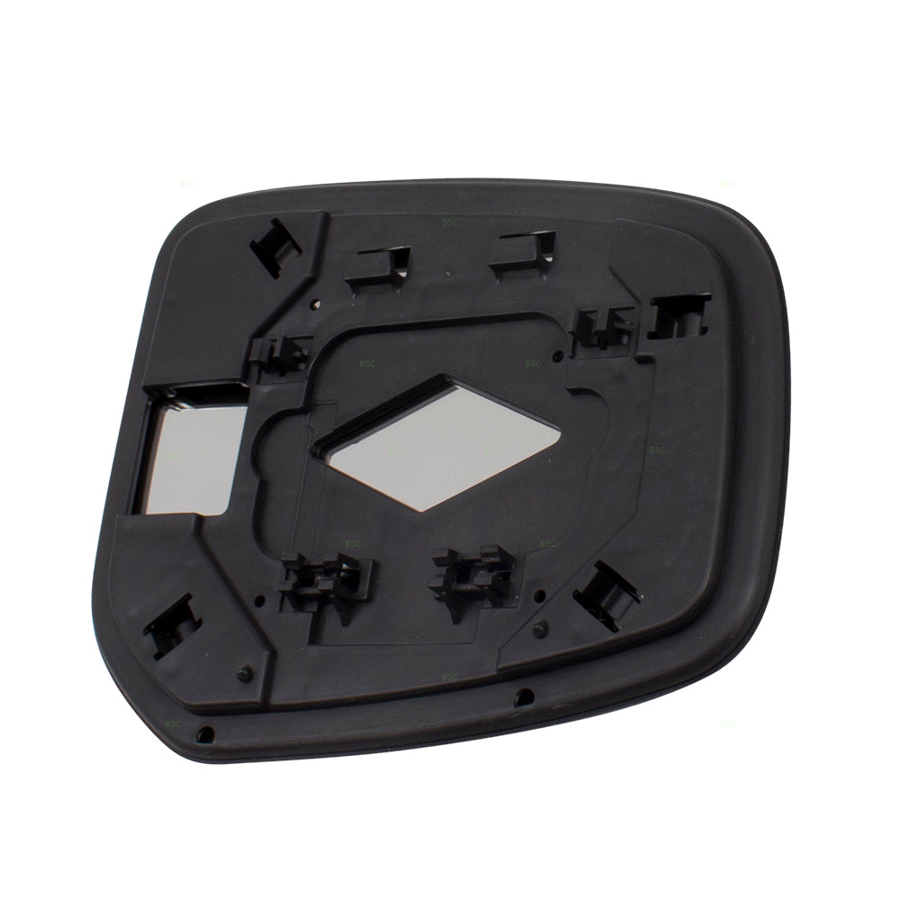 Brock Replacement for Pair Set Side Mirror Glass & Bases Compatible with 14-18 Mirage 17-18 Mirage G4 4620 5651 7632B599 7632B600