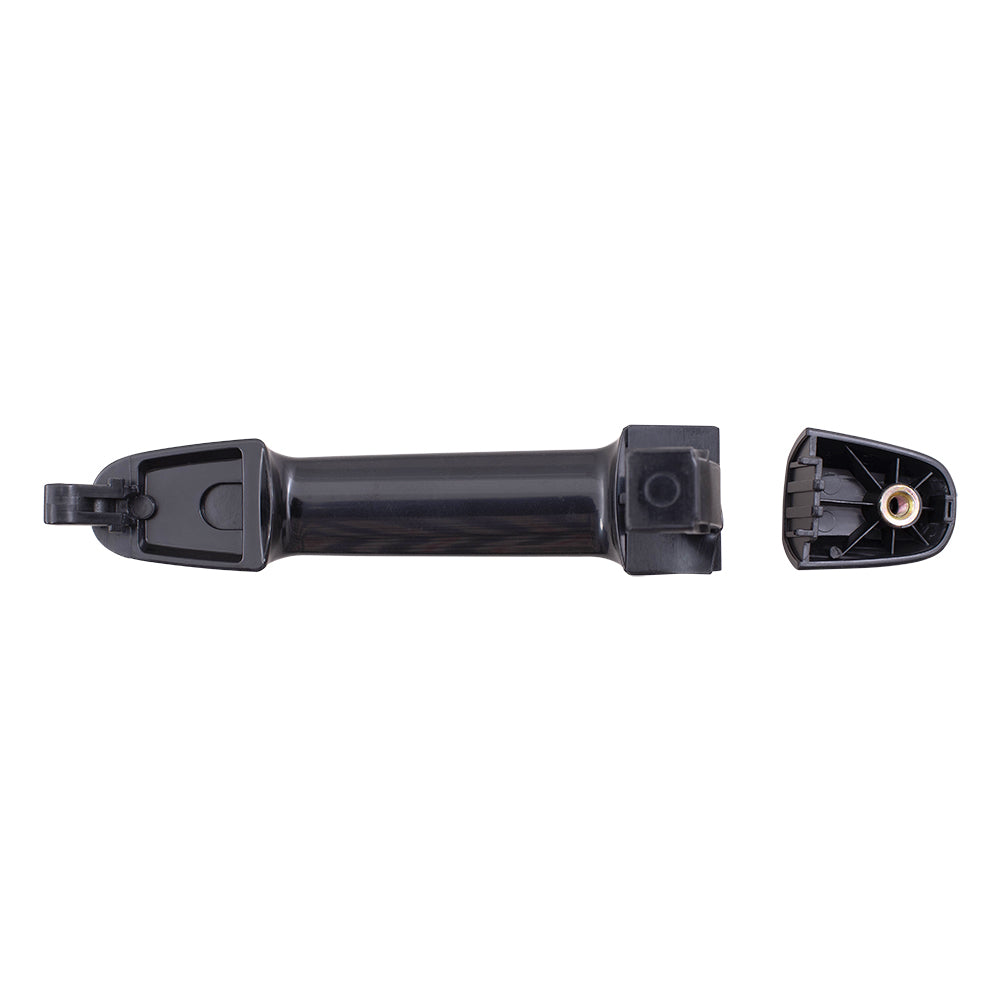Brock Replacement Pair Set Rear Outside Exterior Door Handles Compatible with Sonata 83652-3K010 82651-3K020
