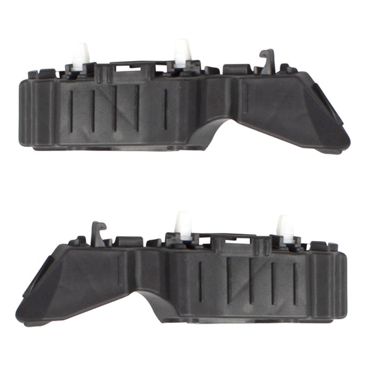 Brock Replacement Pair Set Front Bumper Side Support Brackets Retainer Covers Compatilbe with 12-17 Accent 865131R000 865141R000