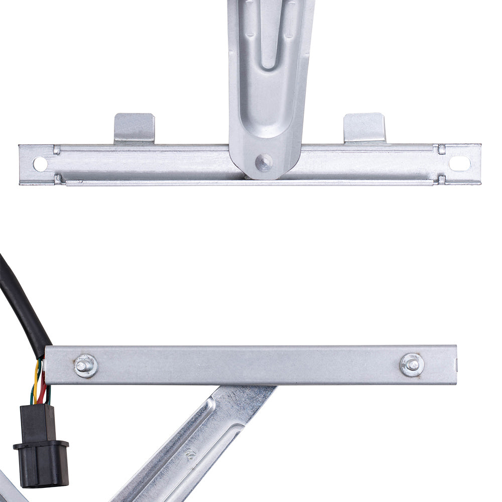 Brock Replacement Front & Rear Driver Side Power Window Regulators W/Motor Set Compatible with 2008-2011 Lancer Built to 2/11 08-11 Lancer Evolution Built to 2/11 09-11 Lancer Sportback Built to 2/11