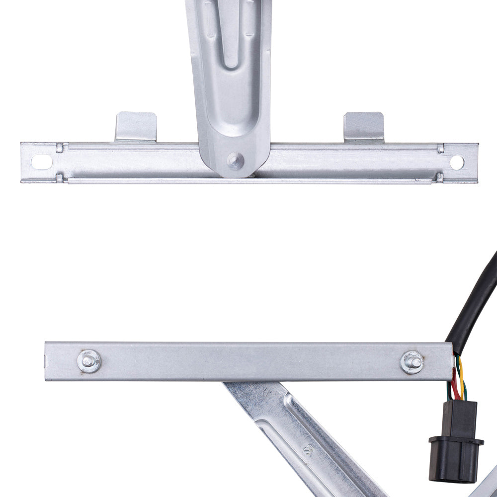 Brock Replacement Front & Rear Passenger Side Power Window Regulators W/Motor Set Compatible with 2008-11 Lancer Built to 2/11 08-11 Lancer Evolution Built to 2/11 10-11 Lancer Sportback Built to 2/11