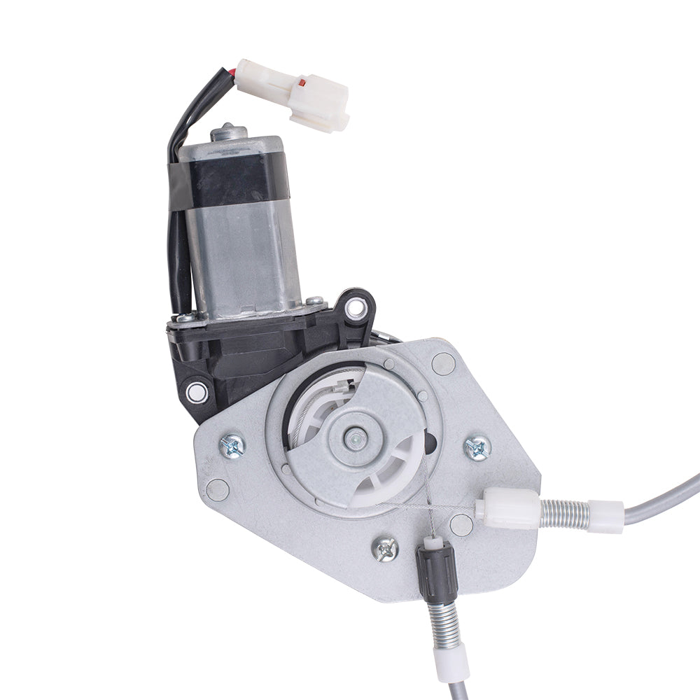 Brock Replacement Passenger Side Power Window Regulator w/ Motor Compatible with 2003-2008 Tiburon