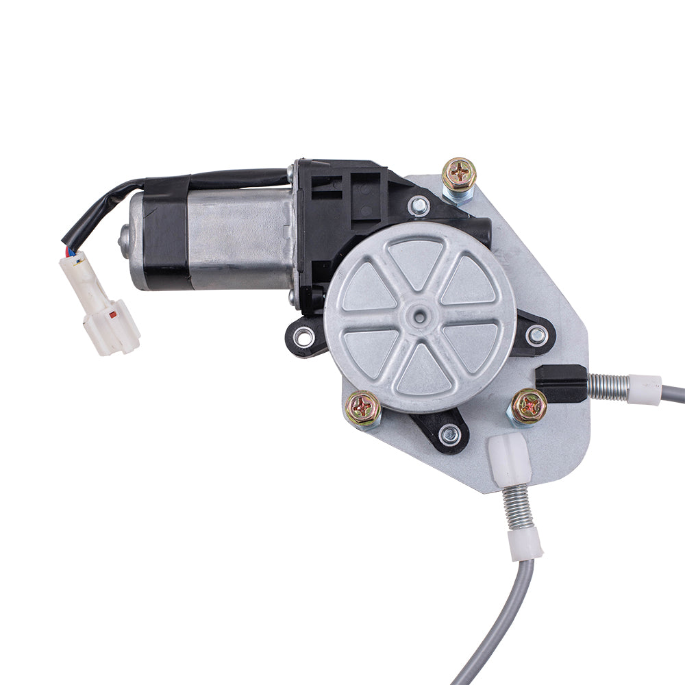 Brock Replacement Passenger Side Power Window Regulator w/ Motor Compatible with 2003-2008 Tiburon