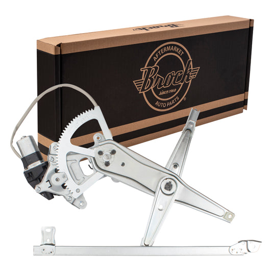 Brock Replacement Drivers Front Power Window Lift Regulator w/ Motor Assembly Compatible with 05-09 Outback Legacy 61222AG01A 61188AG01A