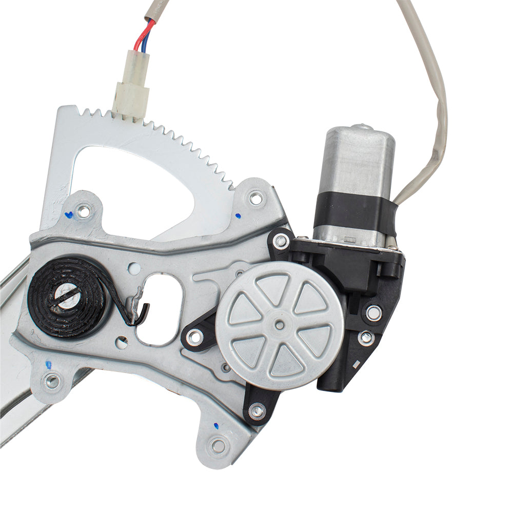 Brock Replacement Pair Set Front Power Window Lift Regulators w/Motors Assemblies Compatible with 05-09 Outback Legacy 61222AG01A 61188AG00A