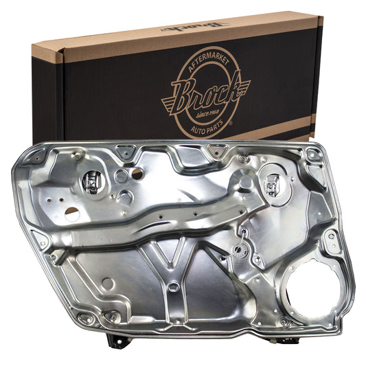 Brock Replacement Drivers Front Power Window Lift Regulator with Panel Compatible with 98-05 Passat 3B1837461