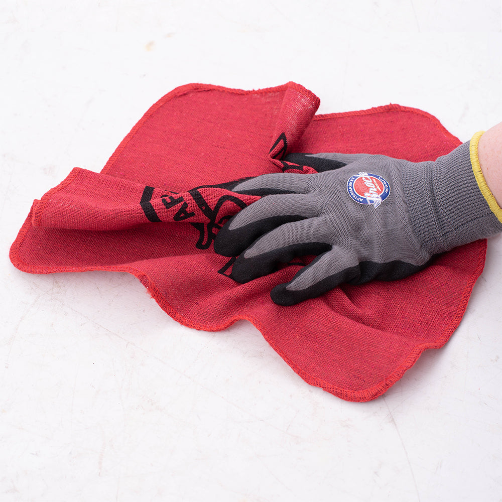 Brock 25 Pack Red Brock Brand Logo Auto Mechanic DIY Oil Change Home Kitchen Shop Towels