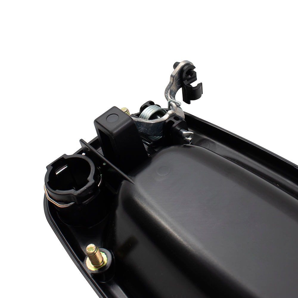 Brock Replacement Pair Set Front Outside Exterior Door Handles w/ Keyholes Compatible with 99-07 GM Pickup Truck 00-06 SUV 19245505 19356469