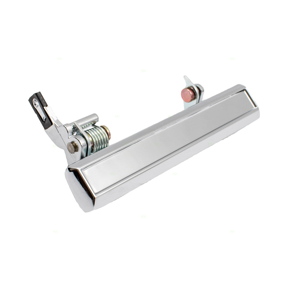 Brock Replacement Drivers Set of Outside Exterior Chrome Door Handles Compatible with 71-76 Various Models 3060797 9827571