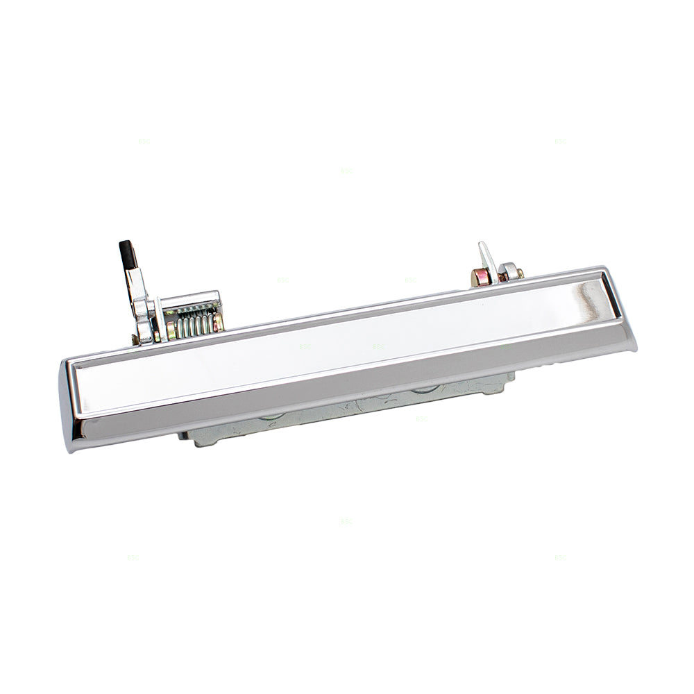 Brock Replacement Passengers Set of Outside Exterior Chrome Door Handles Compatible with 71-76 Various Models 3060796 9827570