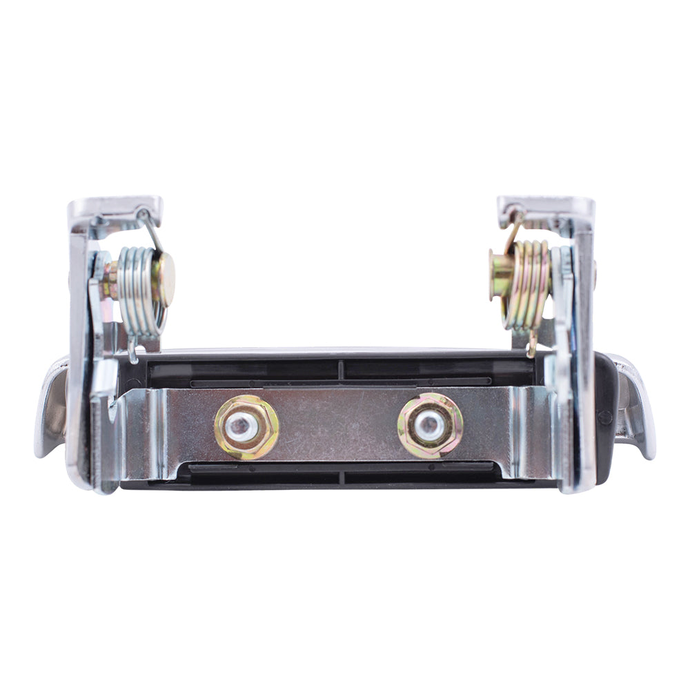 Brock Replacement Pair Set Outside Exterior Front Rear Chrome Door Handles Compatible with 73-86 Various Models D8BZ6522405A D8BZ5422404A