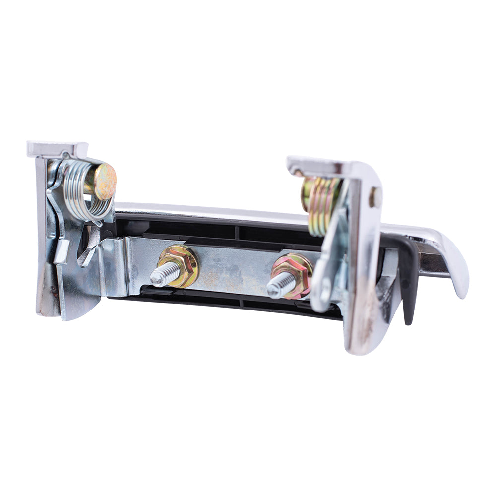 Brock Replacement Passengers Outside Exterior Front Rear Chrome Door Handle Compatible with 73-86 Various Models D8BZ6522404A