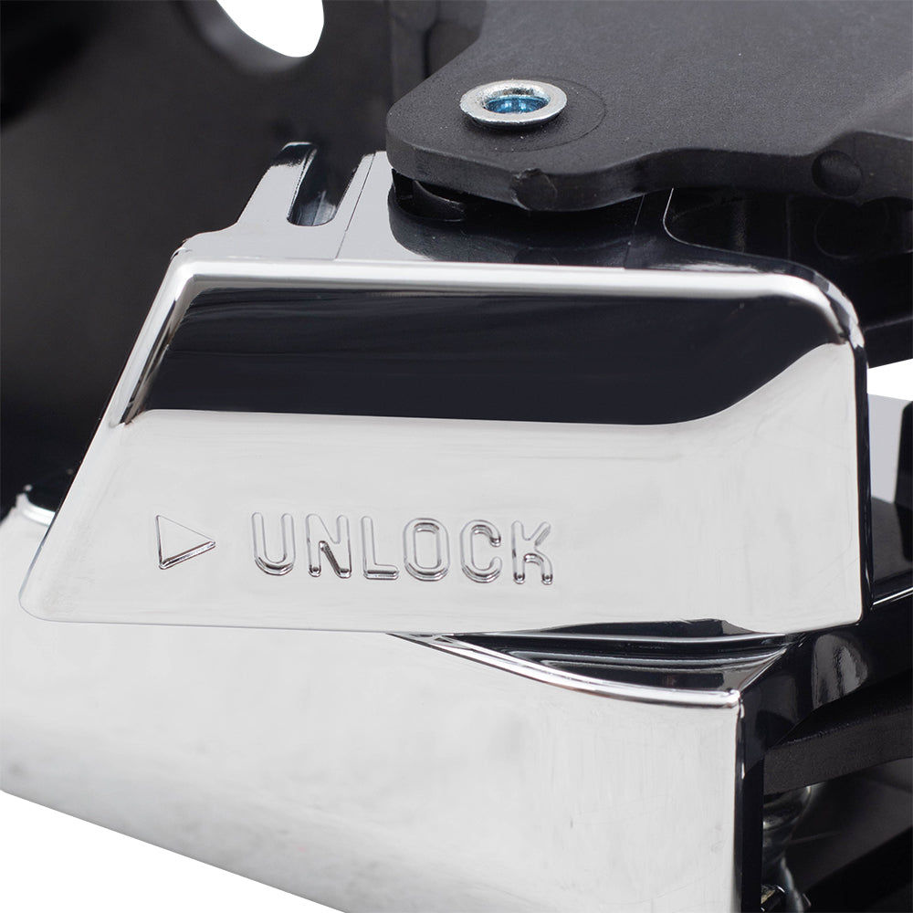 Brock Replacement Driver and Passenger Inside Interior Inner Front Chrome Door Handles Compatible with 2006-2012 Fusion MKZ 6E5Z5422601A 6E5Z5422600AA