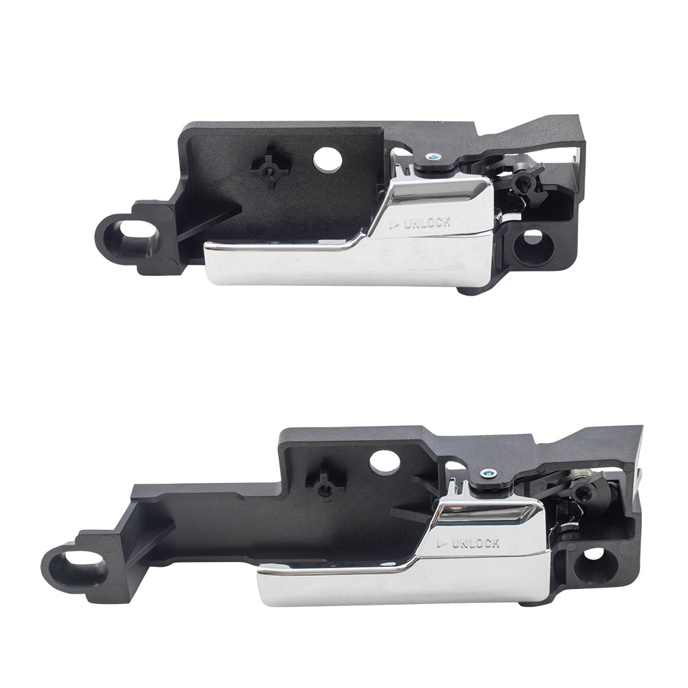 Fusion MKZ Zephyr Milan 4 Piece Set of Inside Front & Rear Chrome Door Handles