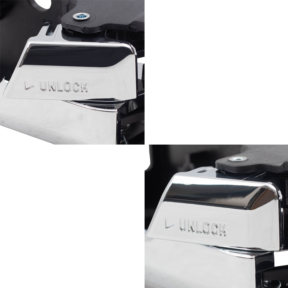 Fusion MKZ Zephyr Milan 4 Piece Set of Inside Front & Rear Chrome Door Handles