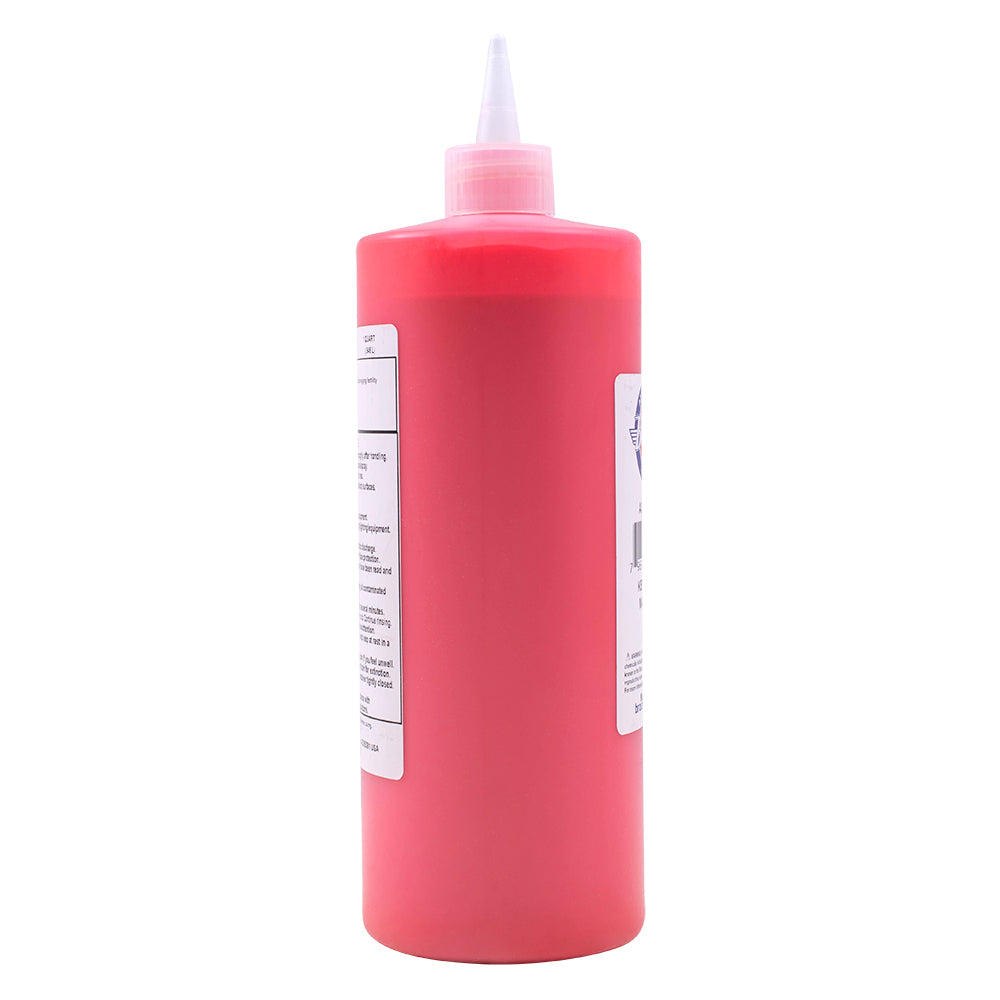 1 Quart Bottle Red Keeptrak Paint Marker Refill with Pouring Spout for Automotive Industrial Art Crafts Hobby