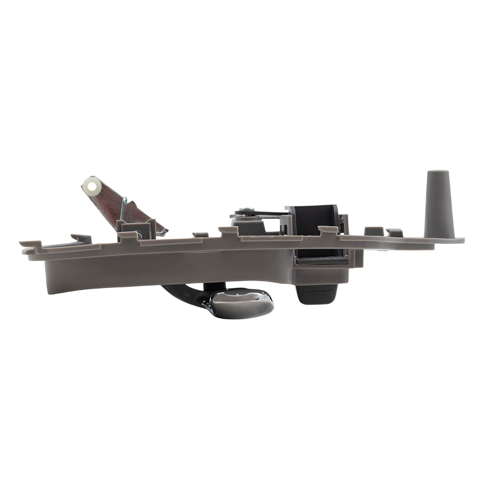 Brock Aftermarket Replacement Part Driver Side Inside Specialty Door Handle with Grey Housing and Chrome Handle Compatible with 1995-1999 Chevy Tahoe