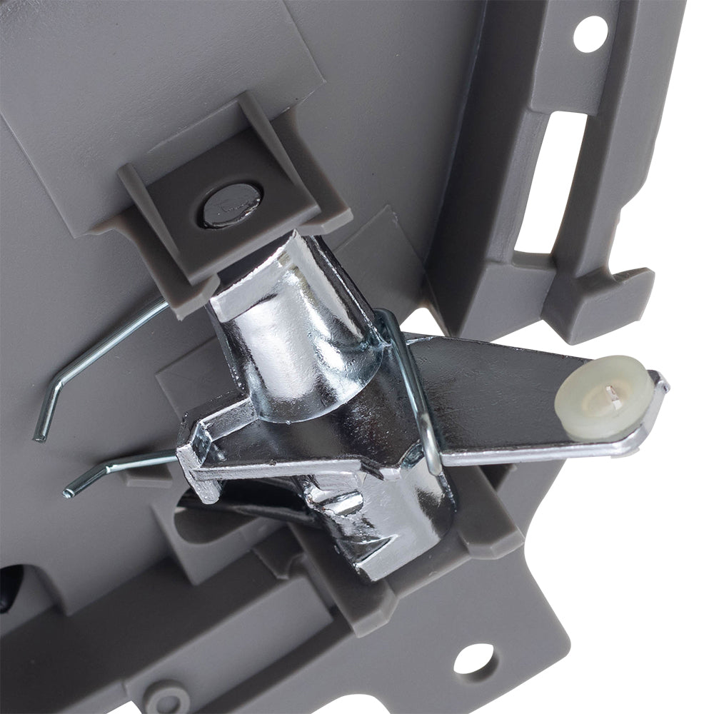 Brock Aftermarket Replacement Part Driver Side Inside Specialty Door Handle with Grey Housing and Chrome Handle Compatible with 1995-1999 Chevy Tahoe