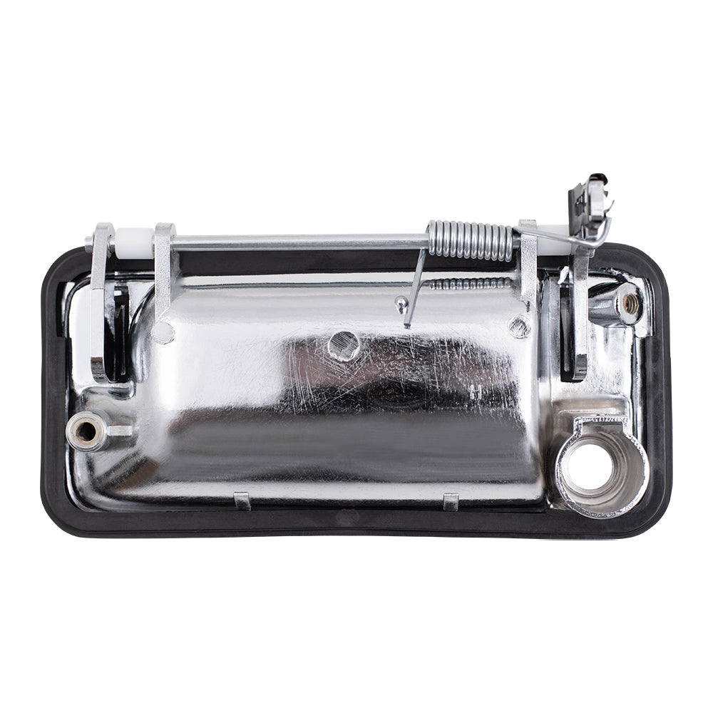 Brock Replacement Passengers Front Outside Outer Chrome Specialty Door Handle Compatible with Pickup Truck