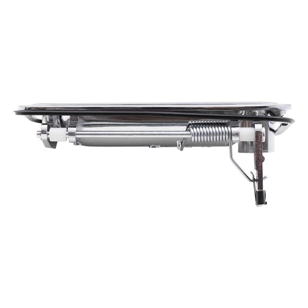 Brock Replacement Passengers Front Outside Outer Chrome Specialty Door Handle Compatible with Pickup Truck