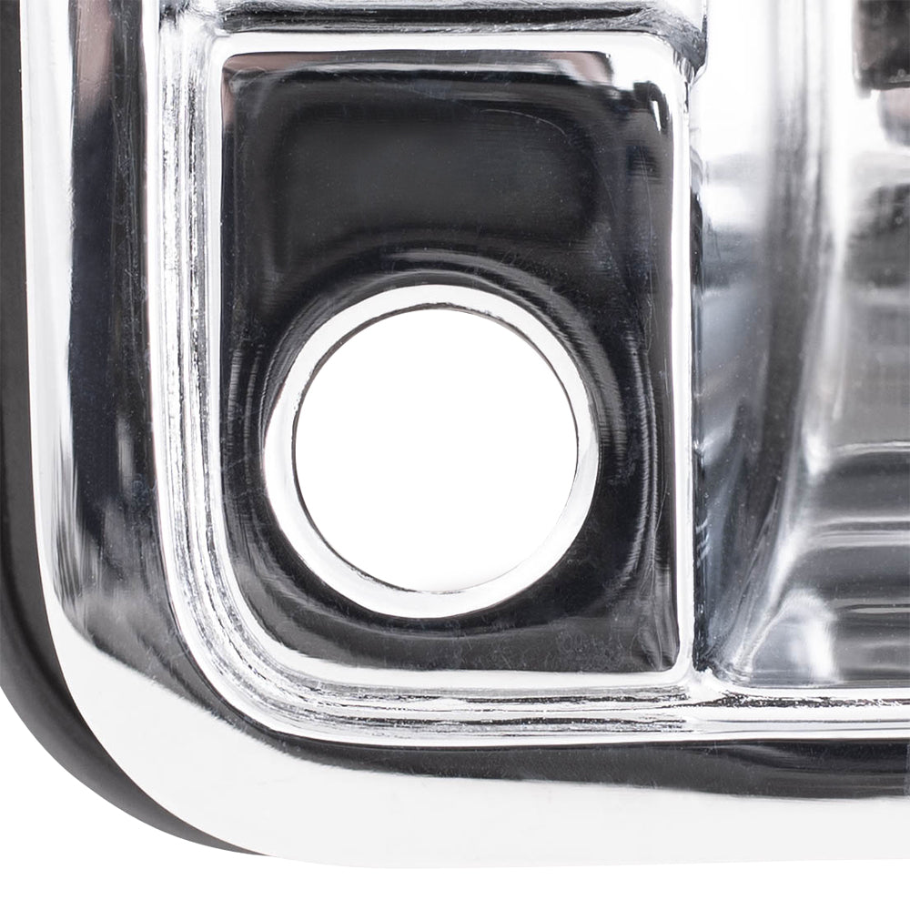 Brock Replacement Passengers Front Outside Outer Chrome Specialty Door Handle Compatible with Pickup Truck