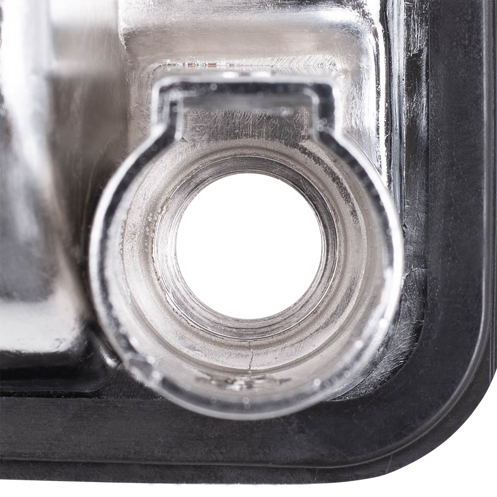 Brock Replacement Passengers Front Outside Outer Chrome Specialty Door Handle Compatible with Pickup Truck
