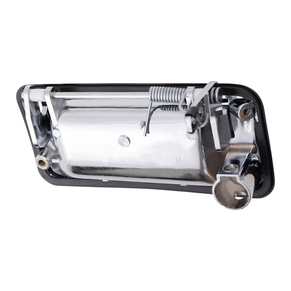 Brock Replacement Passengers Front Outside Outer Chrome Specialty Door Handle Compatible with Pickup Truck