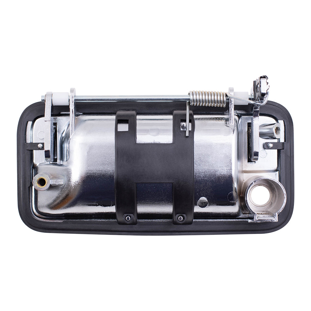 Brock Replacement Passengers Front Outside Outer Chrome Specialty Door Handle Compatible with Pickup Truck 15708044