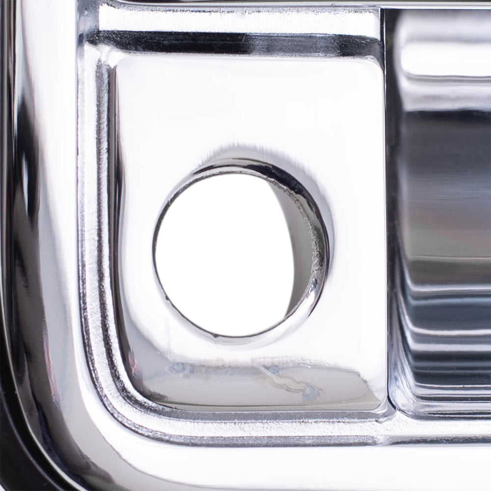 Brock Replacement Passengers Front Outside Outer Chrome Specialty Door Handle Compatible with Pickup Truck 15708044