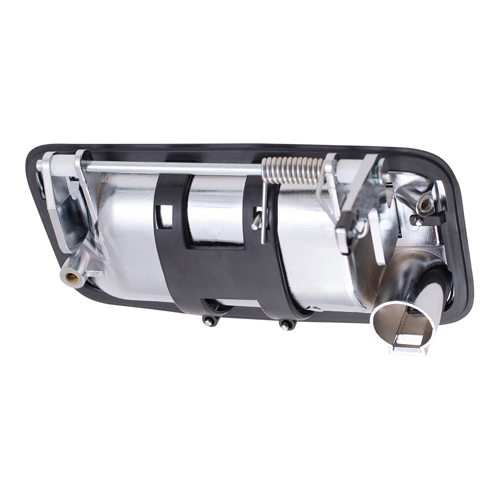 Brock Replacement Passengers Front Outside Outer Chrome Specialty Door Handle Compatible with Pickup Truck 15708044